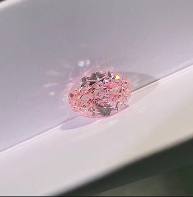 楕円形の華麗な切られた実験室はピンクのダイヤモンド10のMohsのピンクの緩いダイヤモンドを作成した