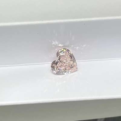 ダイヤモンド 合成 ピンク 実験室 成長 ダイヤモンド 心形 1.78ct