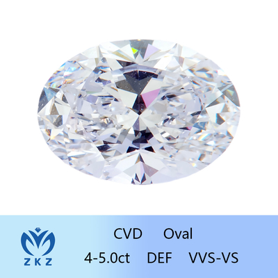 合成 無色 4-5ct CVD 実験室で育てた 円形 ダイヤモンド 10 モース硬さ